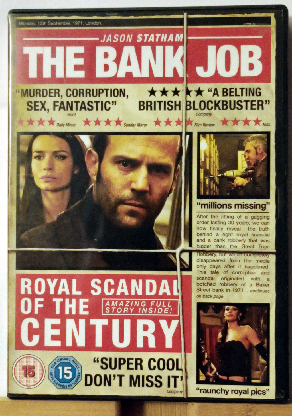 The Bank Job DVD (2008) Jason Statham, Donaldson (DIR) cert 15
