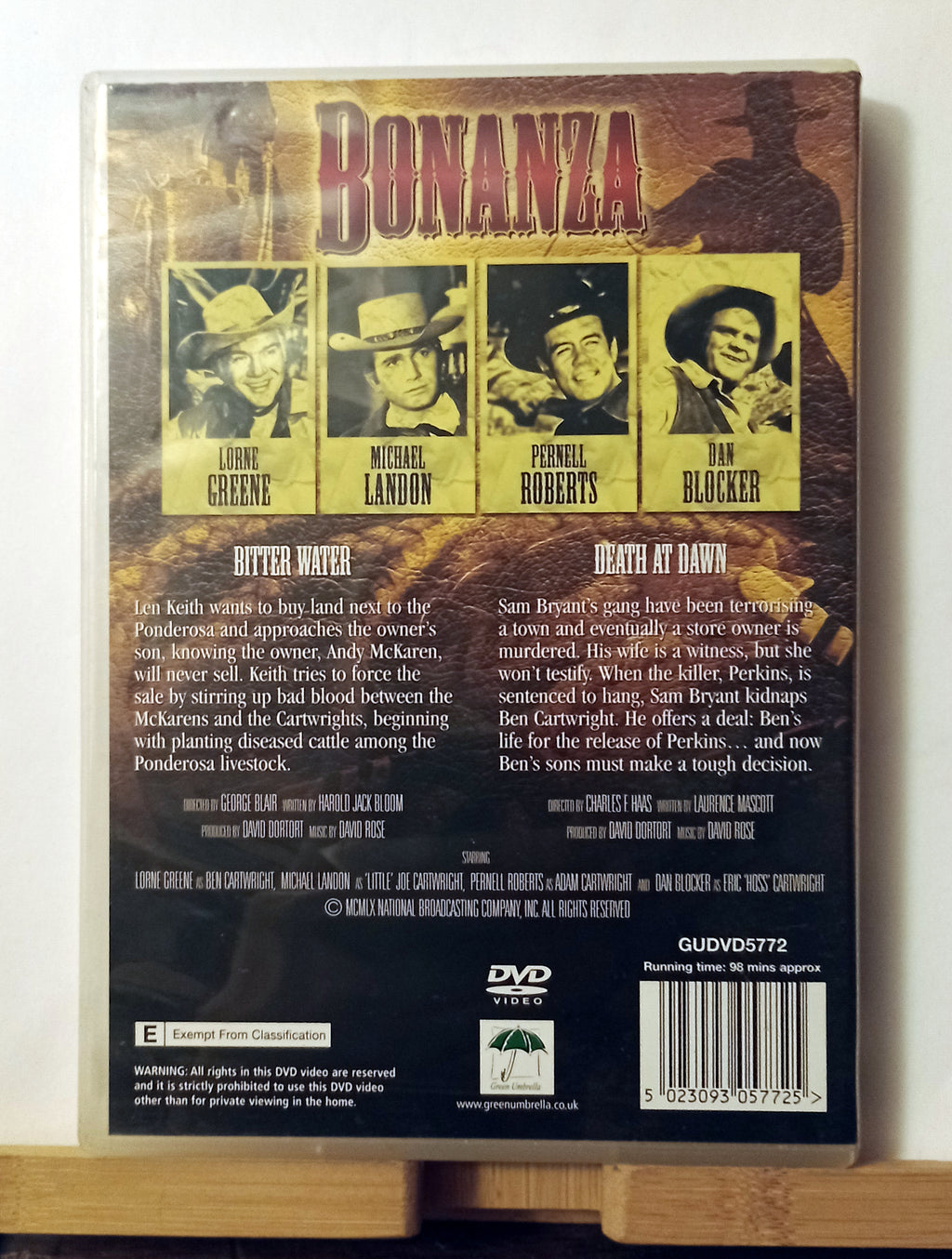 Bonanza Bitter Water & Death at Dawn DVD