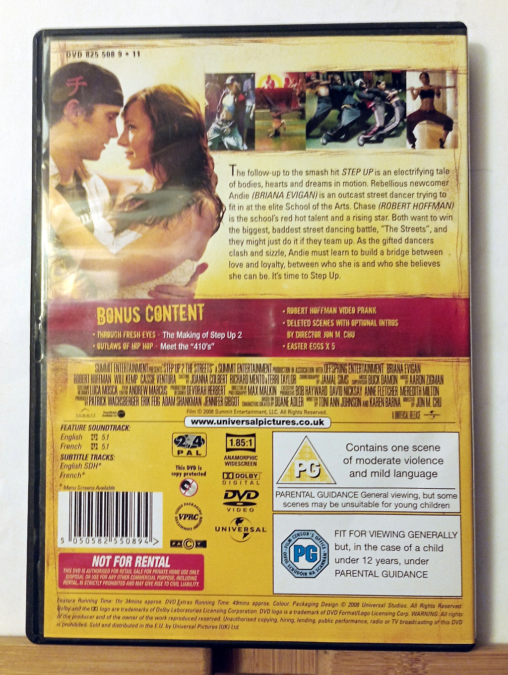 Step Up 2 - The Streets DVD (2008) Briana Evigan, Chu (DIR) cert PG
