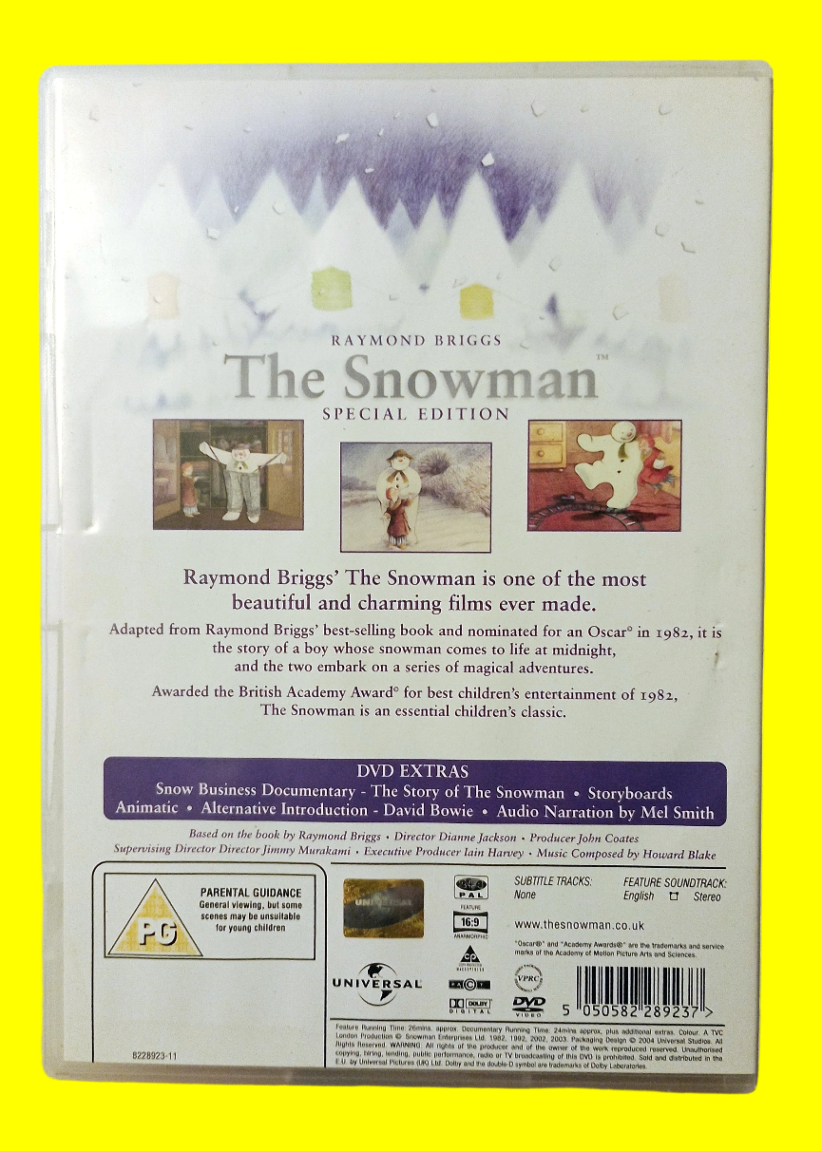 The Snowman [DVD] Raymond Briggs