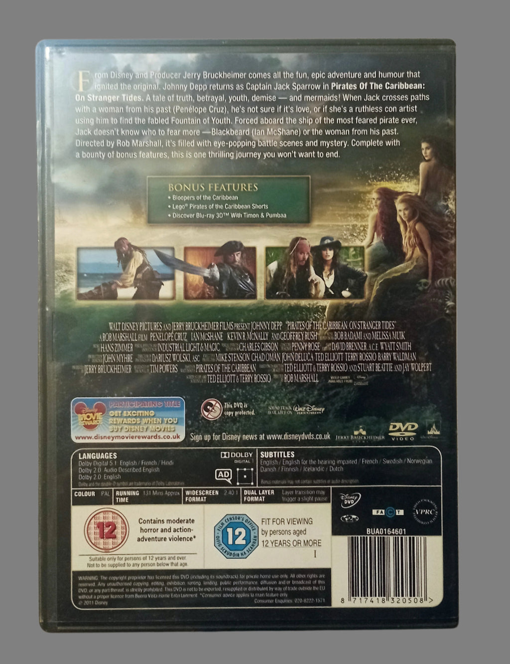 Pirates Of The Caribbean 4 (12) 2011