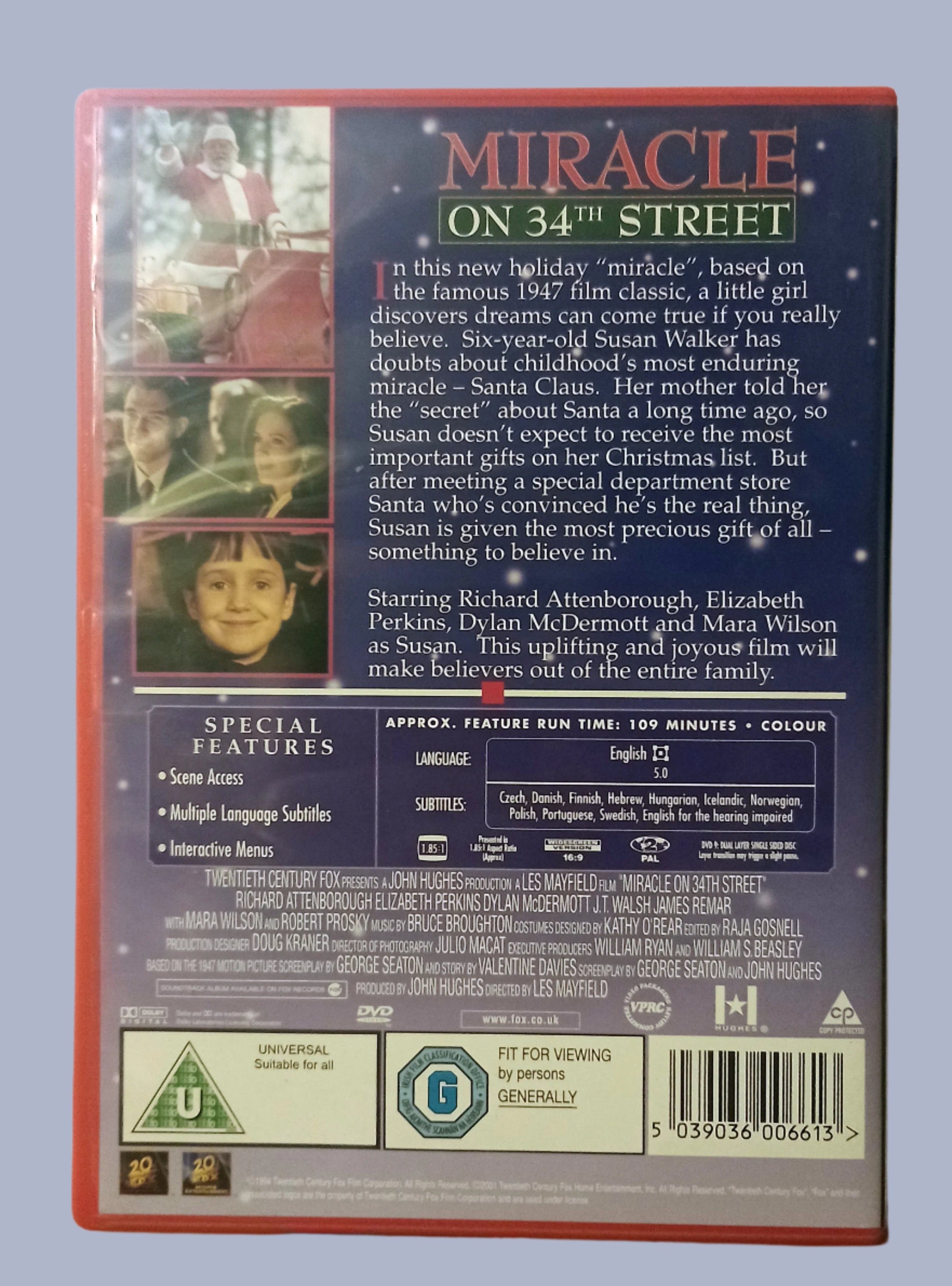 Miracle On 34th Street (U) 1994