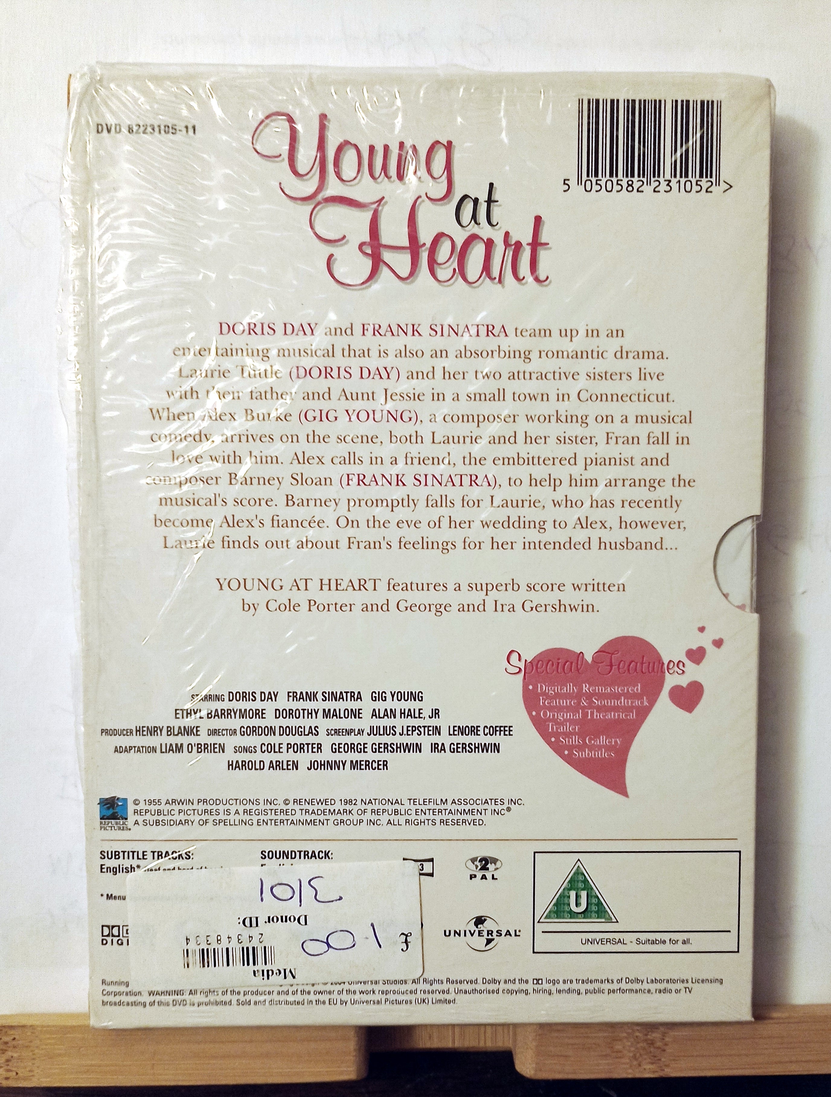 Young at Heart DVD (2004) Frank Sinatra, Douglas (DIR) cert U