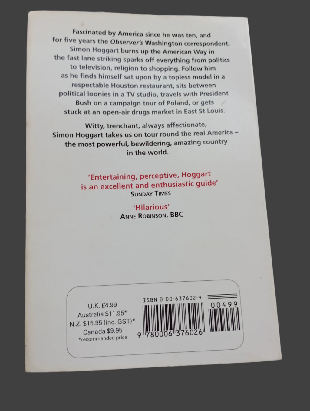 America: A User's Guide, Hoggart, Simon