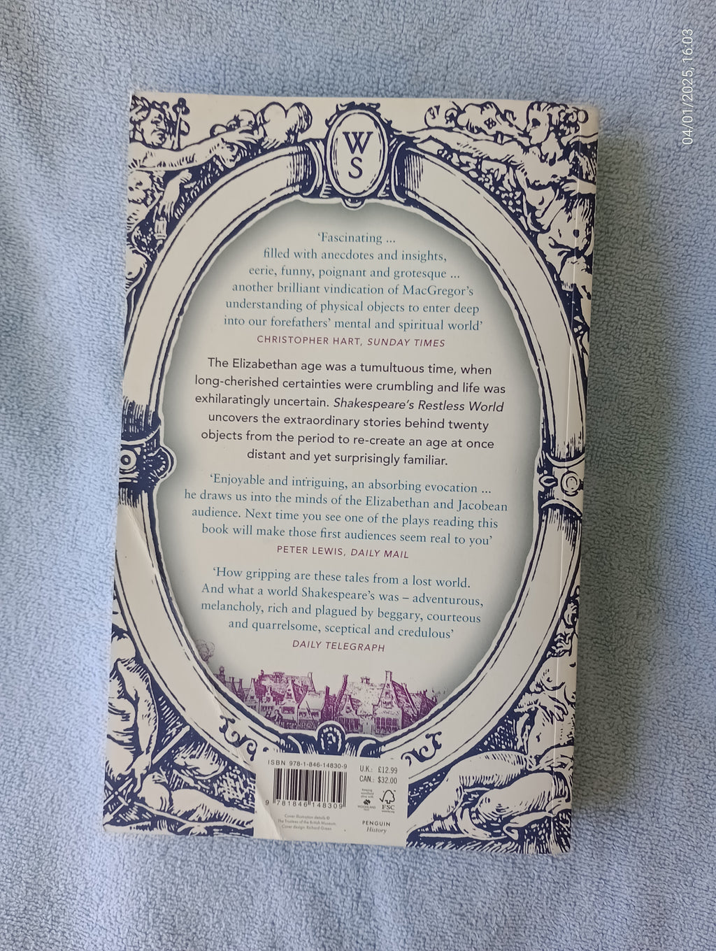 Shakespeare's Restless World by Neil MacGregor - Paperback, 2013