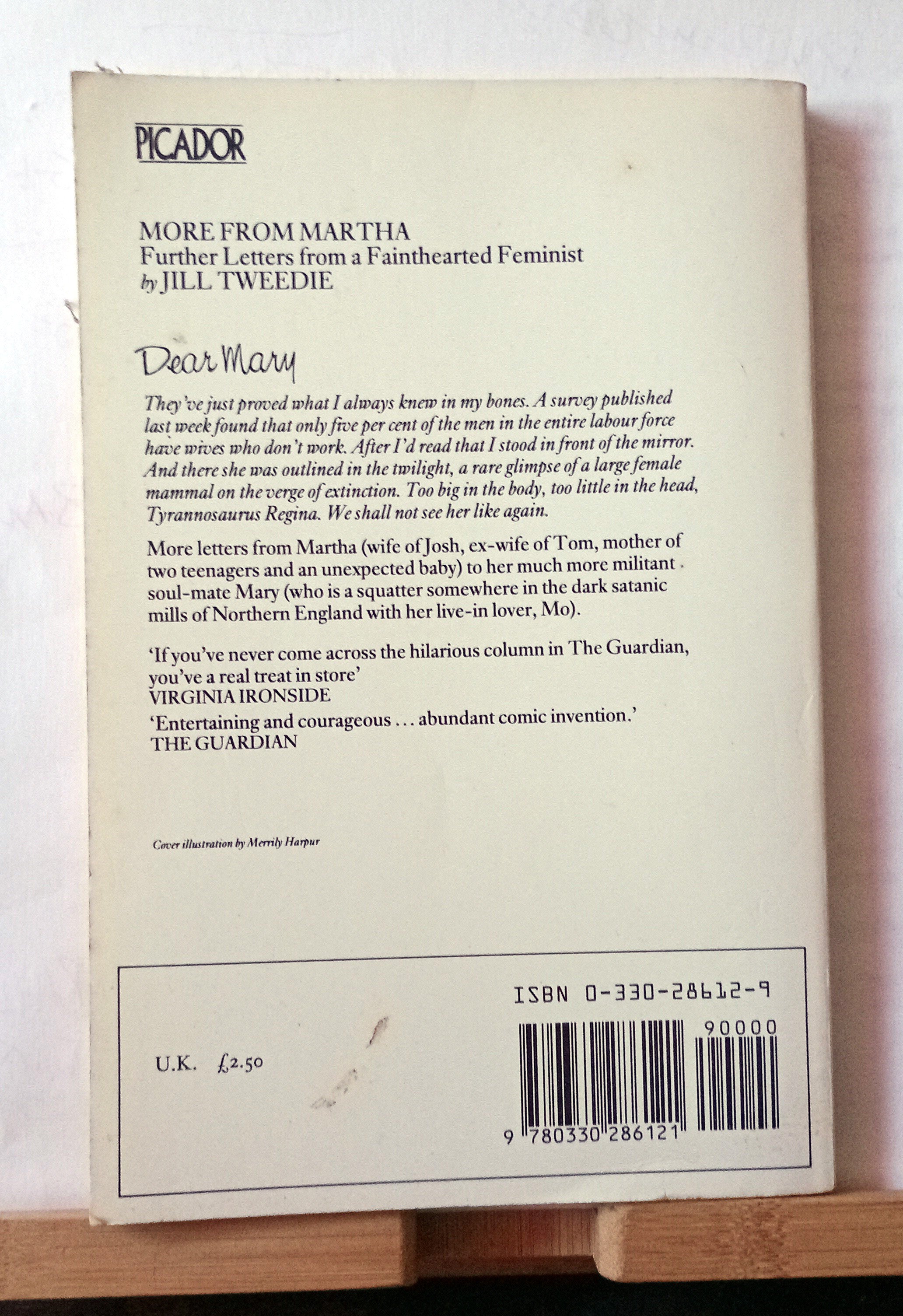 More from Martha: Further Letters from a Fainthearted Feminist (Picador Books)