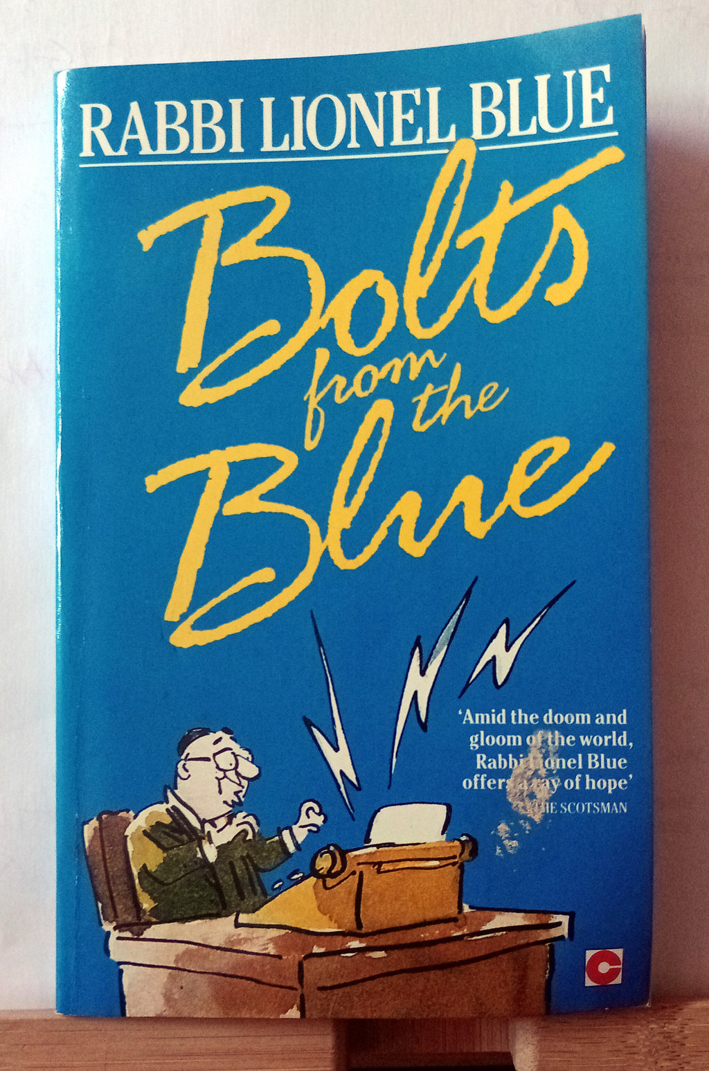 BOLTS FROM THE BLUE by Lionel Blue (Coronet Paperback, 1987)