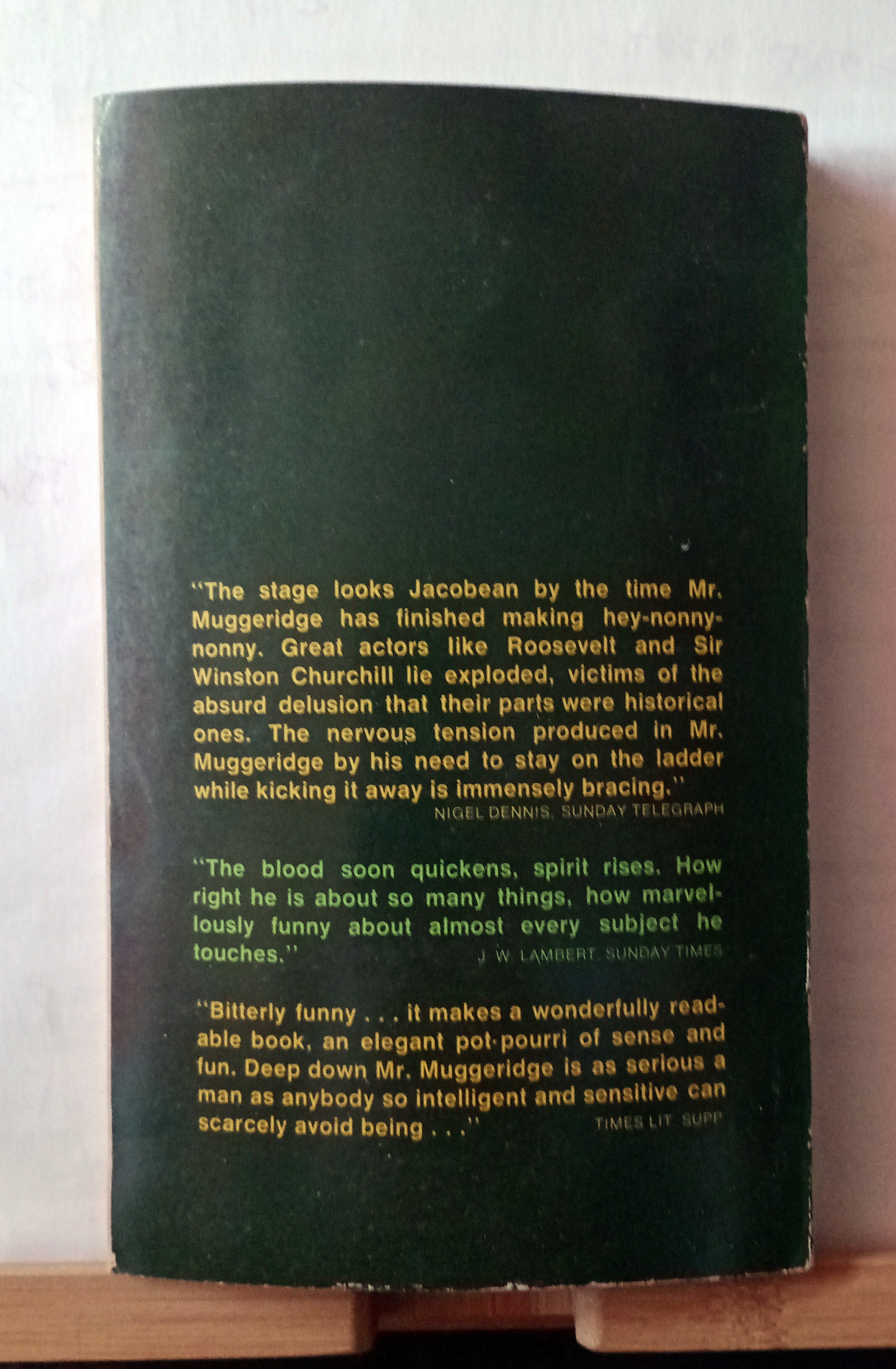 Tread Softly for you Tread on my Jokes Malcolm Muggeridge Fontana c1966