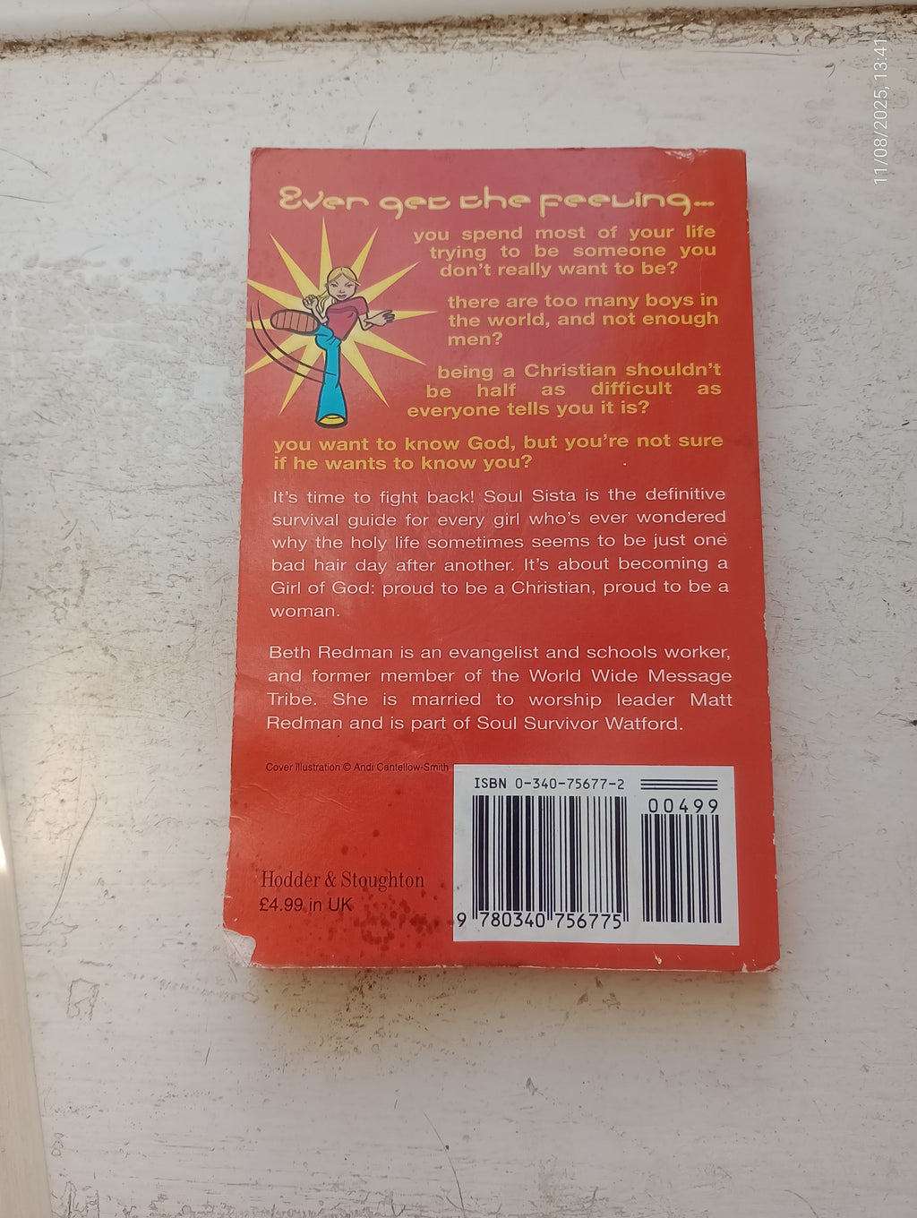 Soul Sista: How to Be a Girl of God! by Beth Redman c2000 Pb