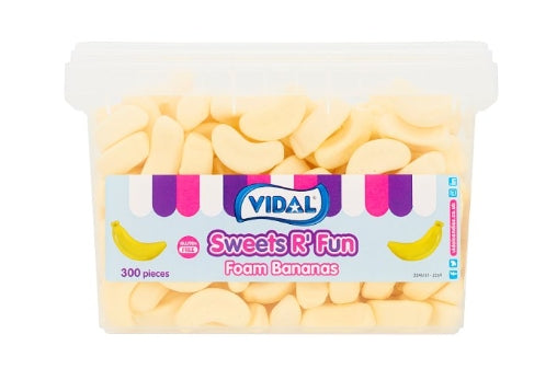 Vidal 300 Sweets R' Fun Foam Bananas 840g