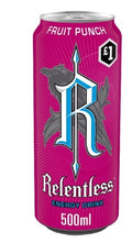 Relentless Fruit Punch Energy Drink 12x500ml PMP £1