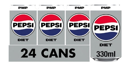 Pepsi Diet Can 24x330ml