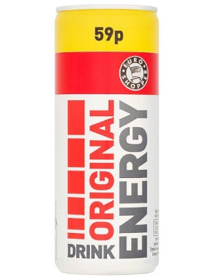 Euro Shopper Original Energy Drink 24x250ml [PM 59p]