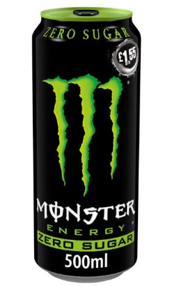 ⚠️ 🚚 Monster Original Zero Sugar Energy Drink 12x500ml PM £1.55 (Black Can+Green M) | Local Delivery Only ⚠️