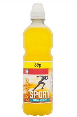 Euro Shopper Sport Isotonic Hydration Orange 12x 500ml [PM 69p]