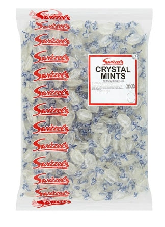 Swizzels Crystal Mints 3kg Tub - Wrapped Peppermint Boiled Sweets