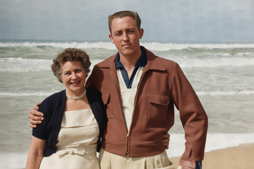 Restored beach photo