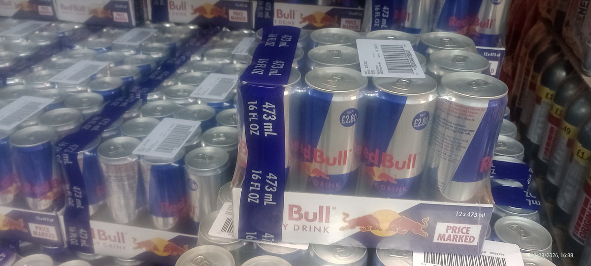Red Bull Energy Drink 473ml PM £2.80 (12 Pack)