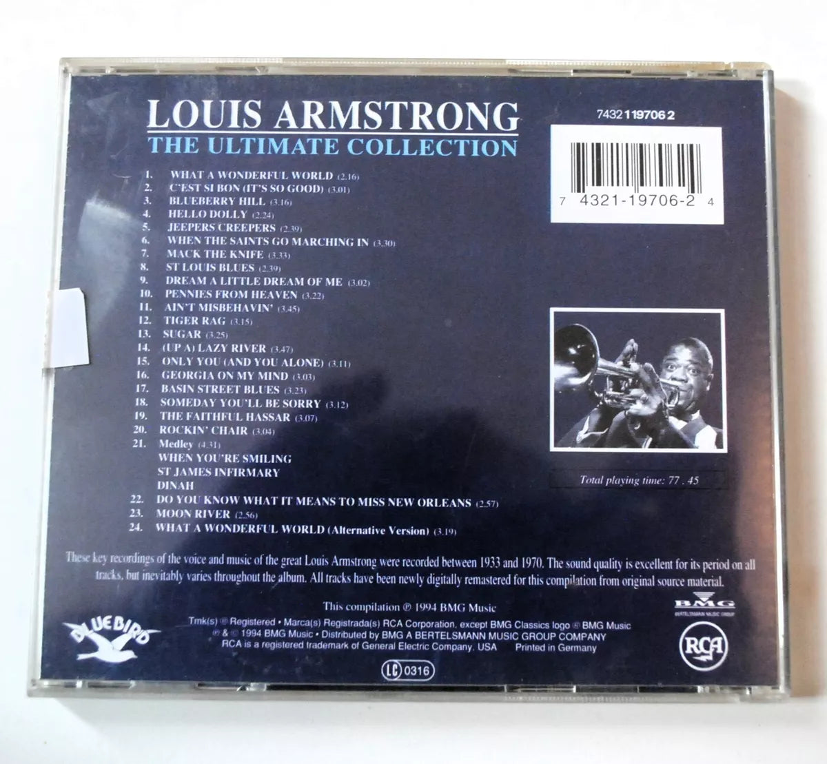 Louis Armstrong - The Ultimate Collection CD (1994)