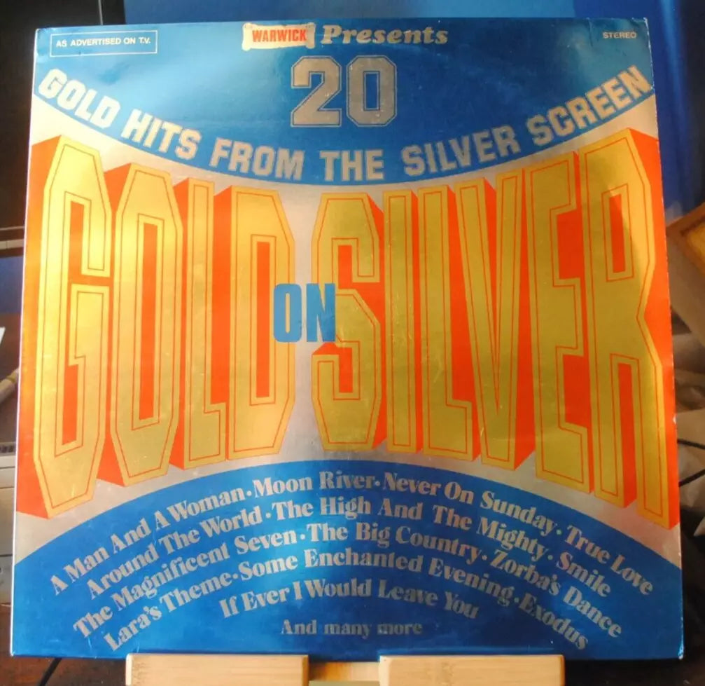 20 Gold Hits From the Silver Screen - Various Artists (Vinyl LP, Warwick WW5018)