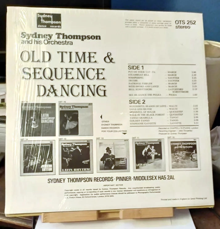 Sydney Thompson - Old Time Sequence Dancing (Vinyl LP, ST Records OTS252)