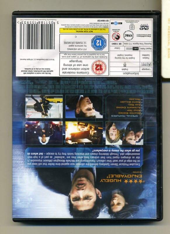 Eagle Eye Billy Bob Thornton 2009 DVD