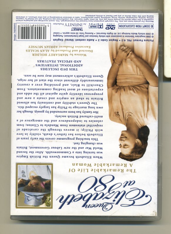 Queen Elizabeth At 80 DVD Documentary (2006) Helen Mirren