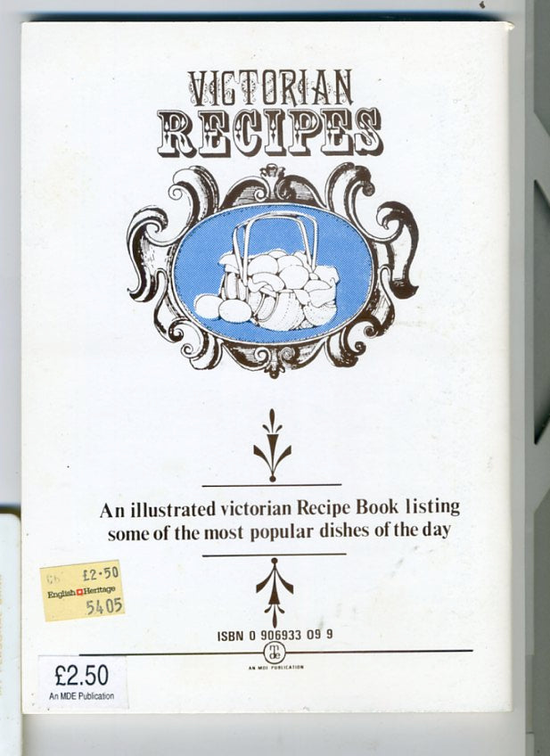 Victorian Recipes Michael D Everett