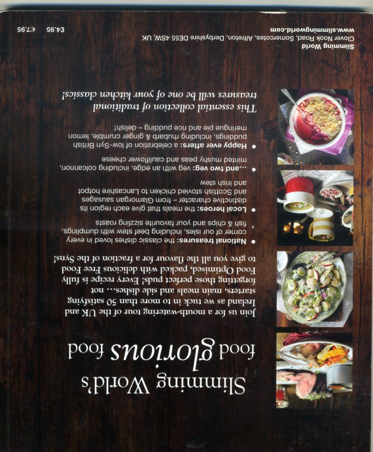 Slimming World Food Glorious Food Extra Easy Comfort Recipes Cookbook