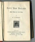 Fifty Bab Ballads WS Gilbert Vintage Hardback Book circa 1893