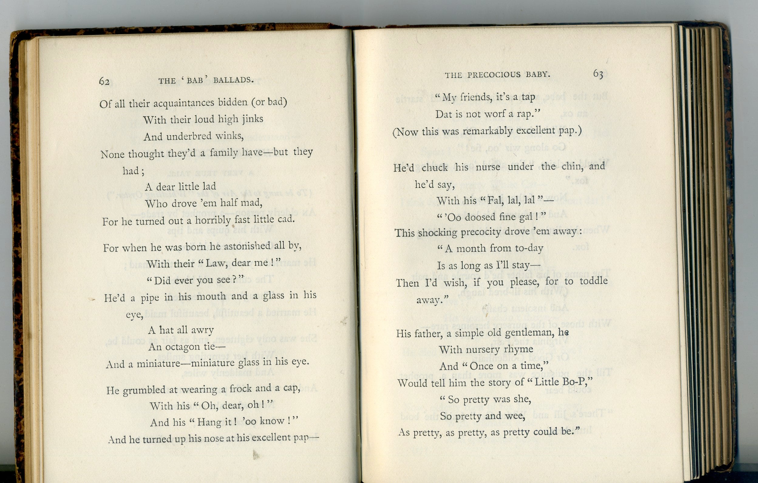 Fifty Bab Ballads WS Gilbert Vintage Hardback Book circa 1893