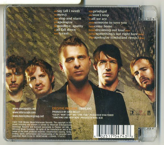 Dreaming Out Loud [Bonus Tracks] by OneRepublic (CD, 2008)