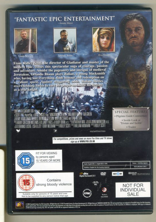 Kingdom Of Heaven (DVD, 2005) 15