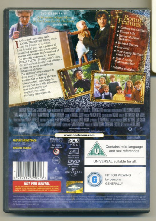 Nanny McPhee (DVD, 2006)