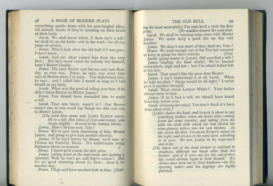 Nine Modern Plays Editor John Hampden (Hardback, 1927) Thomas Nelson & Sons