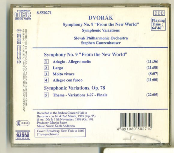 Dvořák - Slovak Philharmonic Orchestra - Symphony No. 9 From The New World
