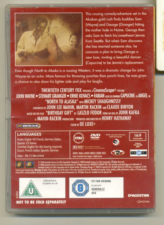 North to Alaska (1960) DVD [U]
