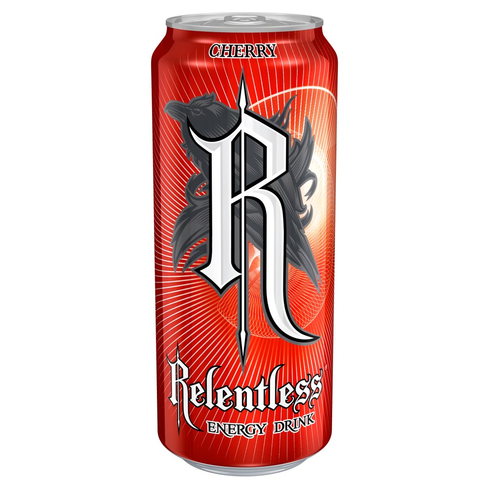 ⚠️🚚 Relentless Cherry 12x500ml PMP £1 (Red) | Local delivery only ⚠️