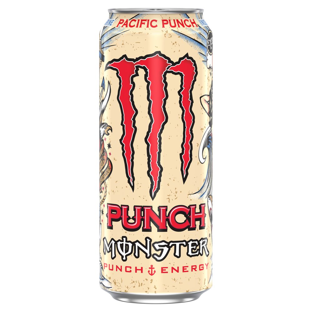 ⚠️ 🚚 Monster Energy Pacific Punch 12x500ml PM £1.65 (Beige) | Local Delivery Only ⚠️
