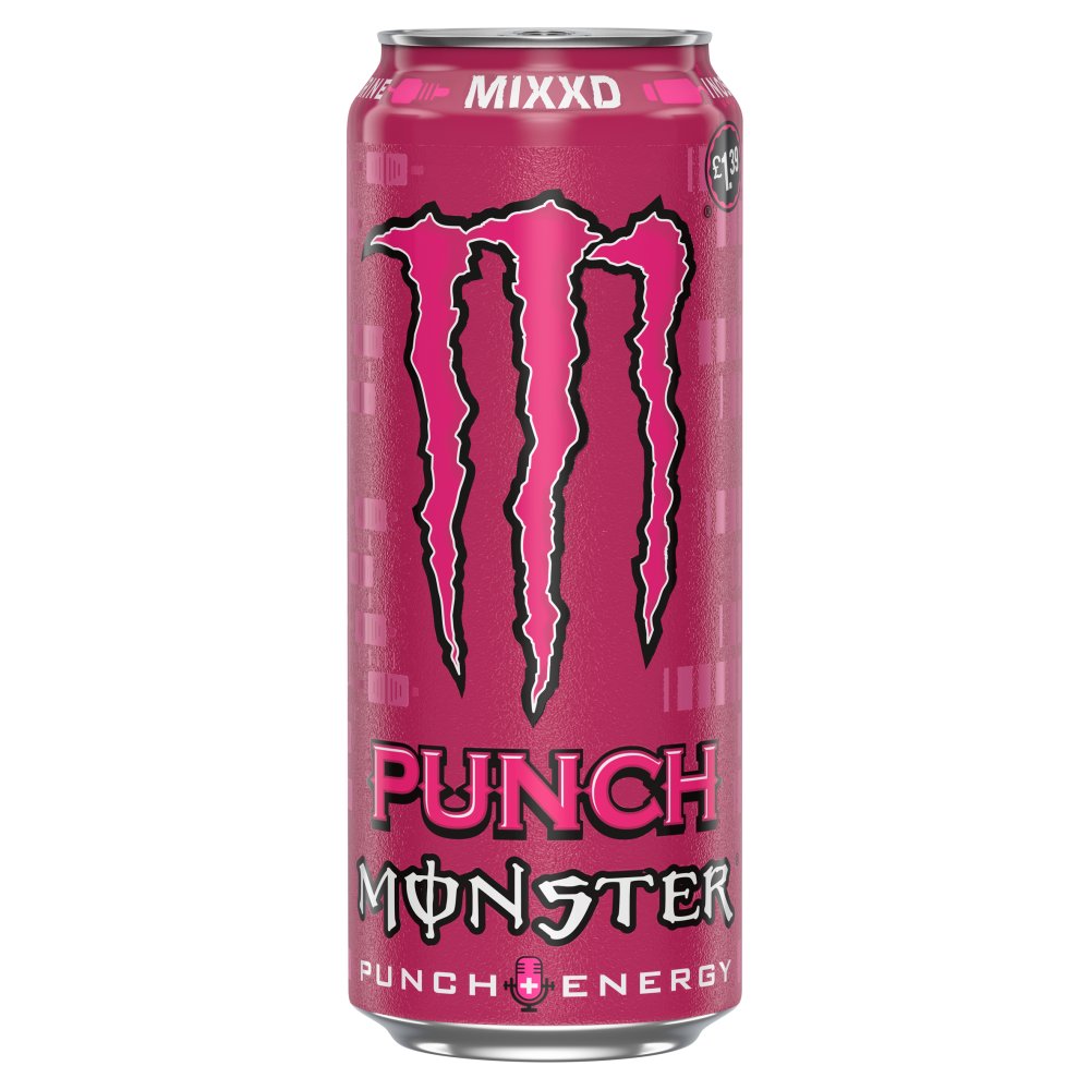 ⚠️ 🚚 Monster Mixxd Punch 12x500ml PM £1.65 (Pink) | Local Delivery Only ⚠️