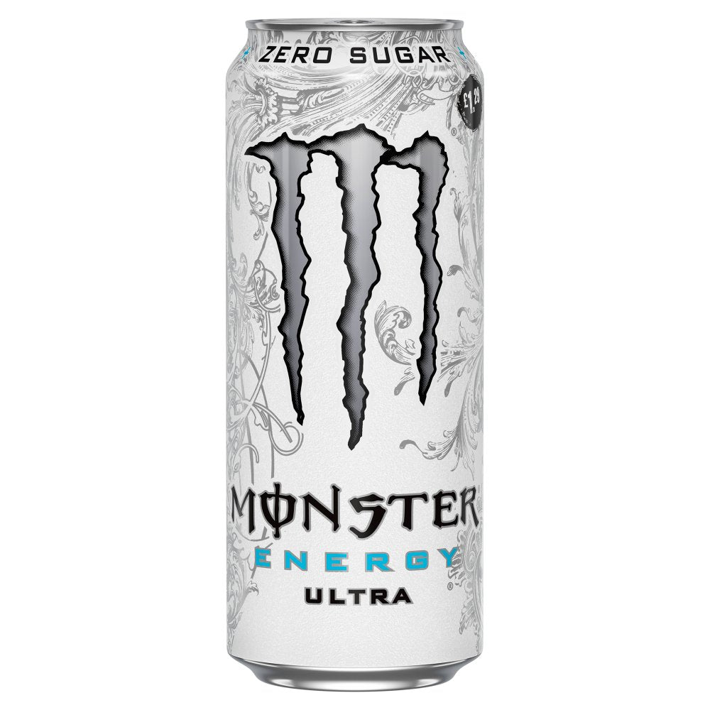 Monster Energy Ultra Zero Sugar 12x500ml PM £1.75 White