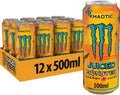 ⚠️ 🚚 Monster Energy Drink Khaotic 500mlx12 [PM £1.65 ] (Orange & Yellow) | Local Delivery Only ⚠️
