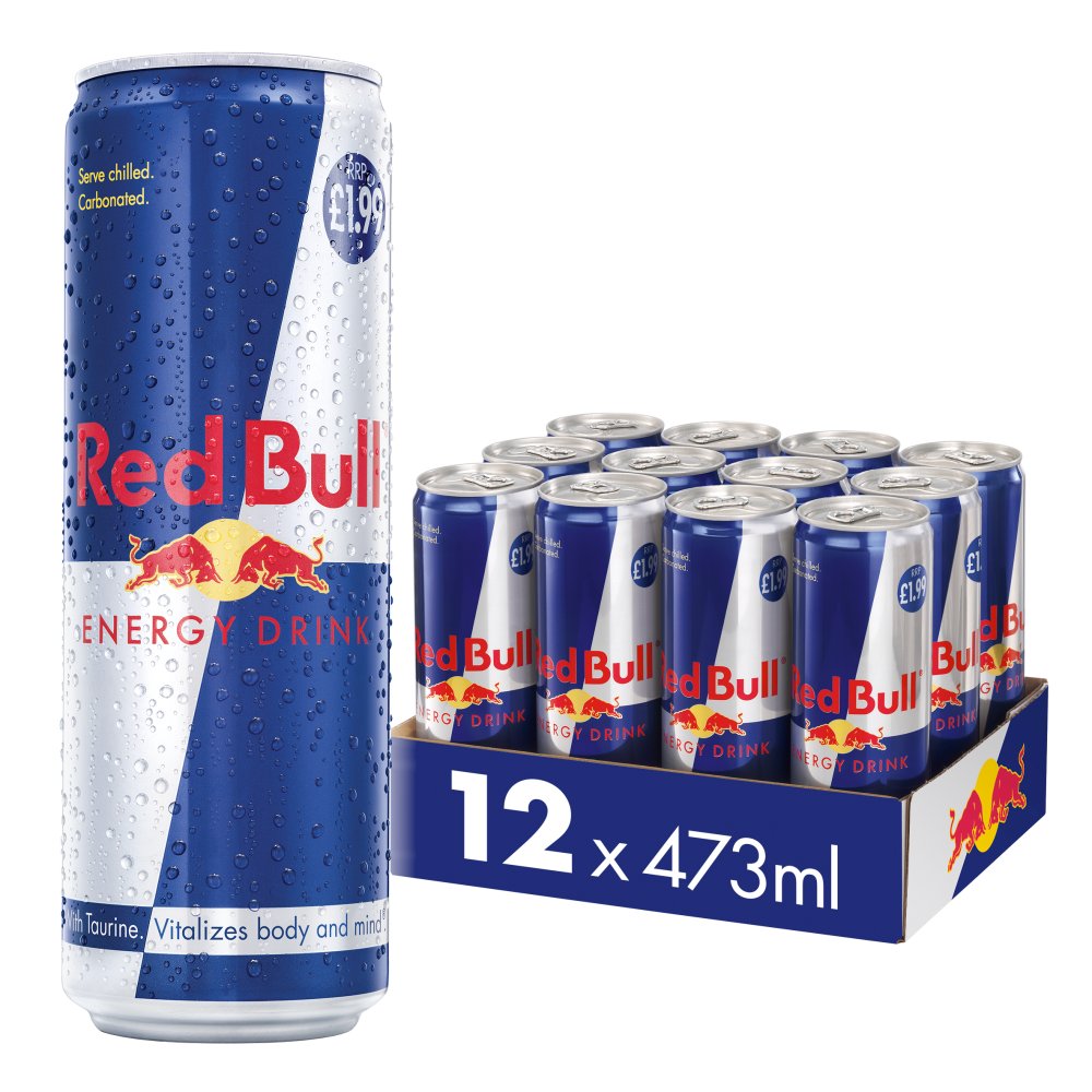 Red Bull Energy Drink 473ml PM £2.80 (12 Pack)