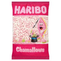 HARIBO Chamallows Mini Marshmallows Pink & White Bag 1kg Tub